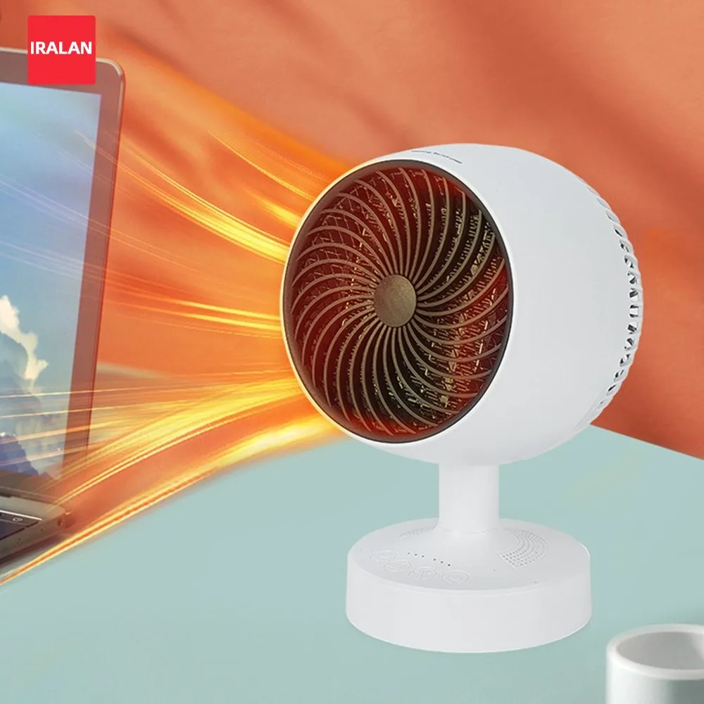 

Portable Mini Heaters PTC-Ceramic Household Desktop Space Heater Mute Faster Heating Warm Air Heaters 900W Home Office Winter