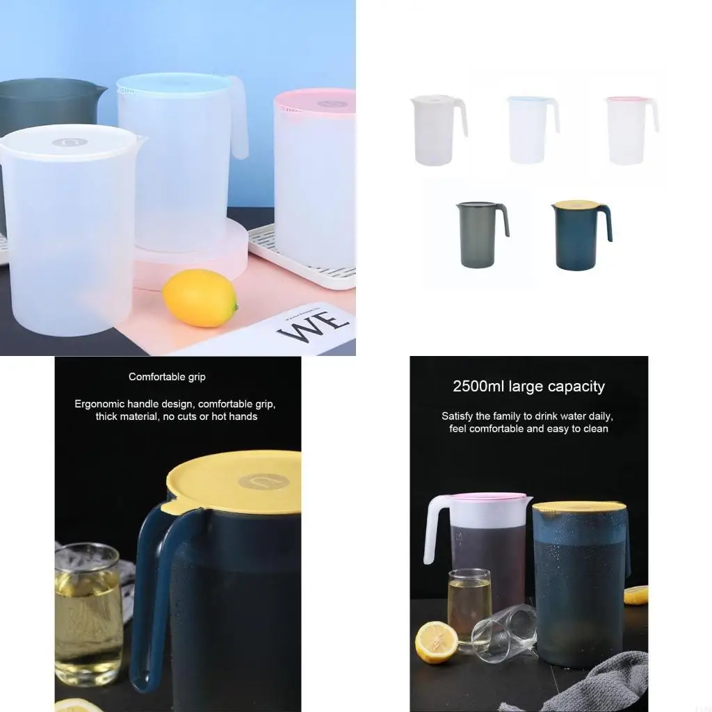 F19B Big Capacity Water Pitcher instead Water Kettle Great for Both Iced and Hot Drin