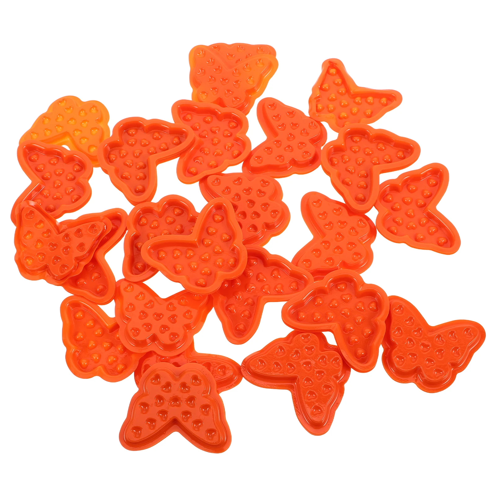 

100 Pcs Eyelash Glue Tray Butterfly-shaped Holder Extension Supplies Pvc Extensions