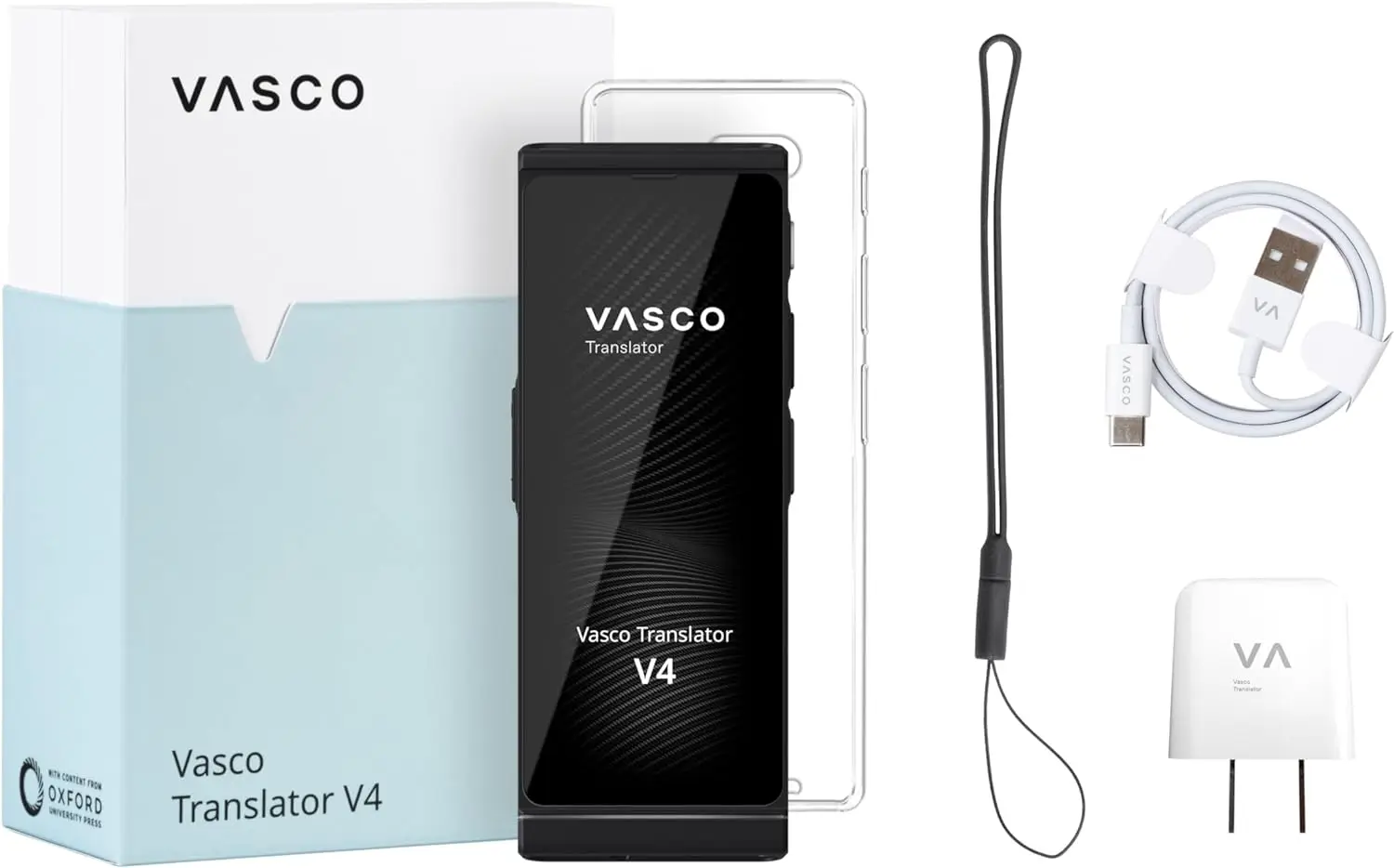 Vasco V4 Language Translator Device | 108 Languages | Free Lifetime Internet in Almost 200 Countries | Ruby Red