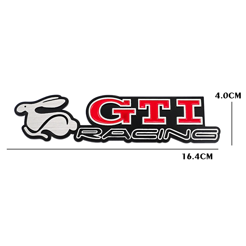 GTI GTD Logo Car Fender Trunk Emblem Stickers Accessories For Volkswagen R-Line R Polo Golf T5  Passat Magotan CC Santana Bora