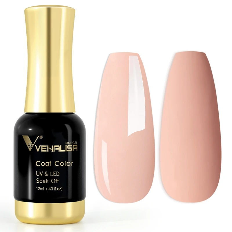 Venalisa Nagel-Gel-Nagellack, 12 ml, glitzernder, platinfarbener Gel-Nagellack, Super-Textur, Soak Off UV-LED, vollständige Abdeckung, Gel-Nagellack