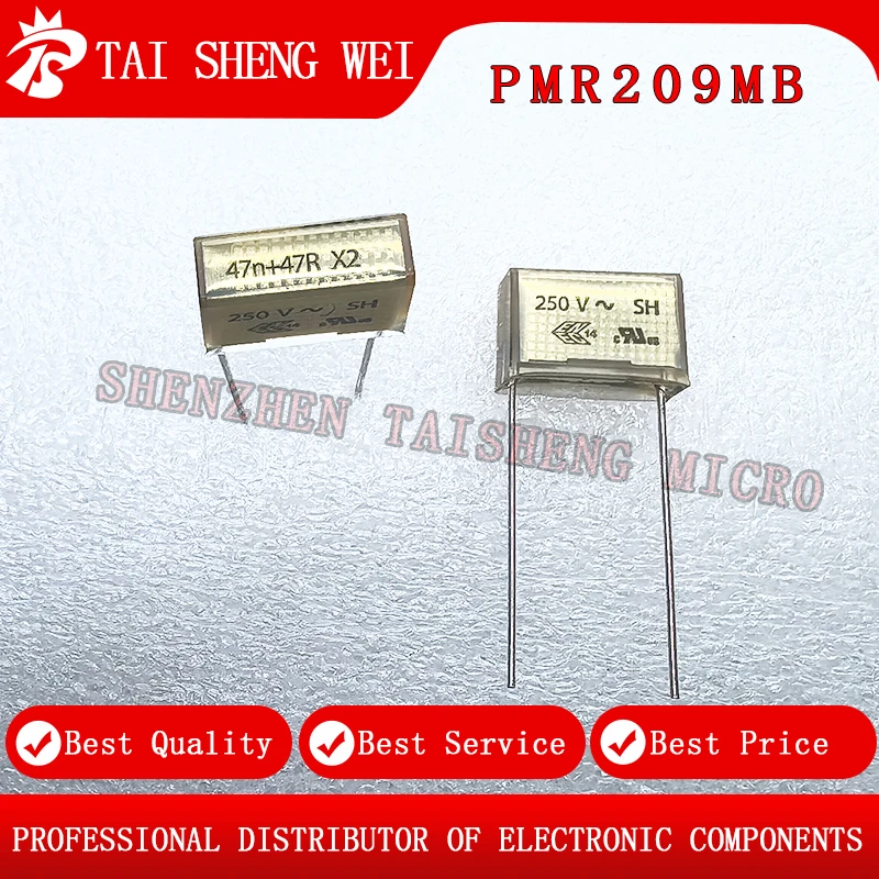 1PCS New RIFA Transparent Resistor-Capacitance Composite Capacitors PMR209MB 473-47R 47n-47R X2 250V