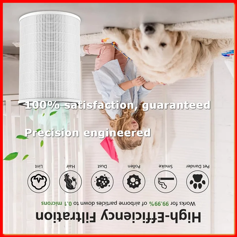 

2Pack H13 True HEPA Filter, for KILO, KILOPLUS, KILOPRO, , PRO and MR-Kilo Air Purifier-ROWI