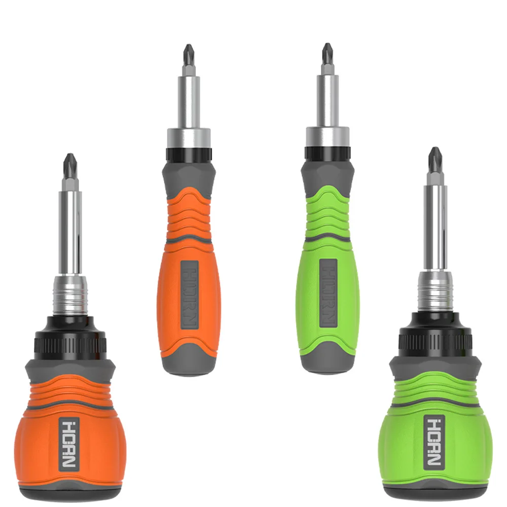 

11-in-1 Magazine Ratchet Screwdriver Set, Industrial-Grade Multi-Specification Auto Repair Tool