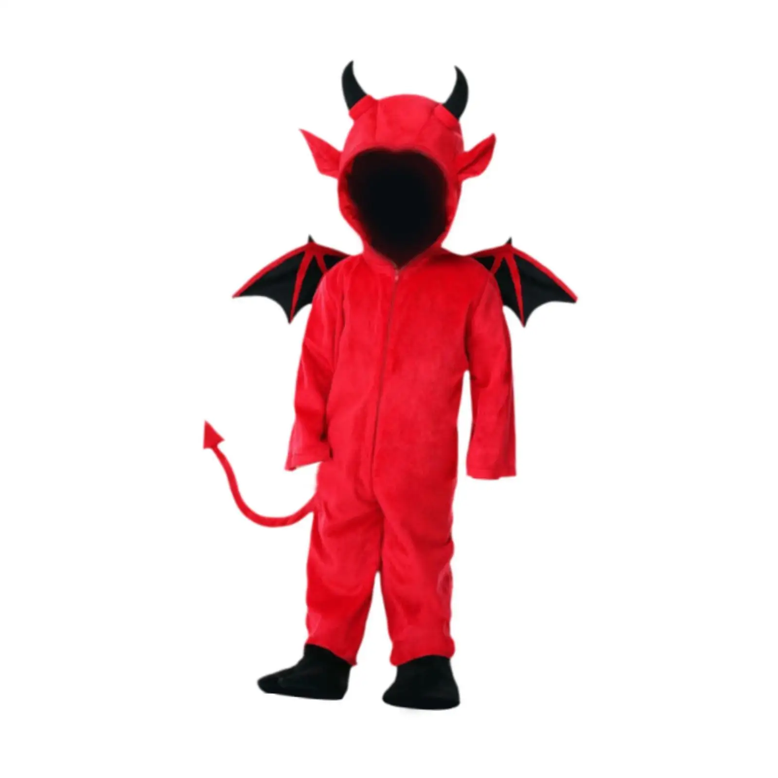 Halloween Costume Easy to Wear Suit Cartoon Fancy Dress up Bat Outfit for Role