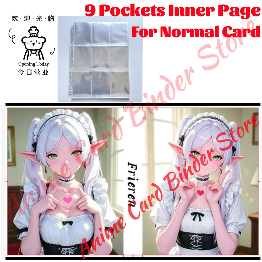 Newest Cute Frieren And Fern Card Binder Various Large Capacity Album Cover Customization with Pictures Exclusive Gifts