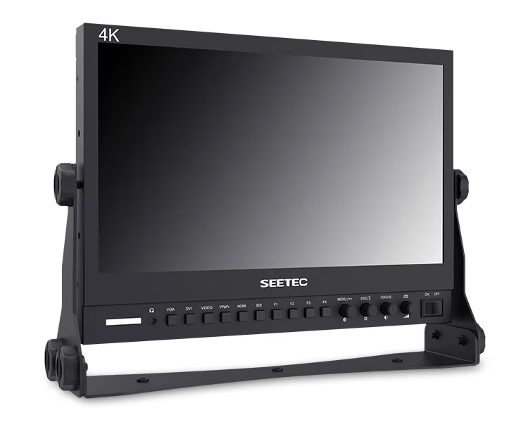 SEETEC P133-9HSD 13.3-inch IPS LCD Monitor Aluminum Design 1920x1080 pro Broadcast with 3G-SDI HDMI AV YPbPr for Professional Us