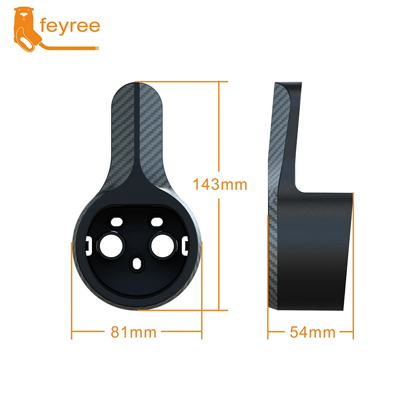 Feyree-soporte para cargador EV, base para vehículo eléctrico tipo 2, Cable de carga, protección adicional, Wallbox líder