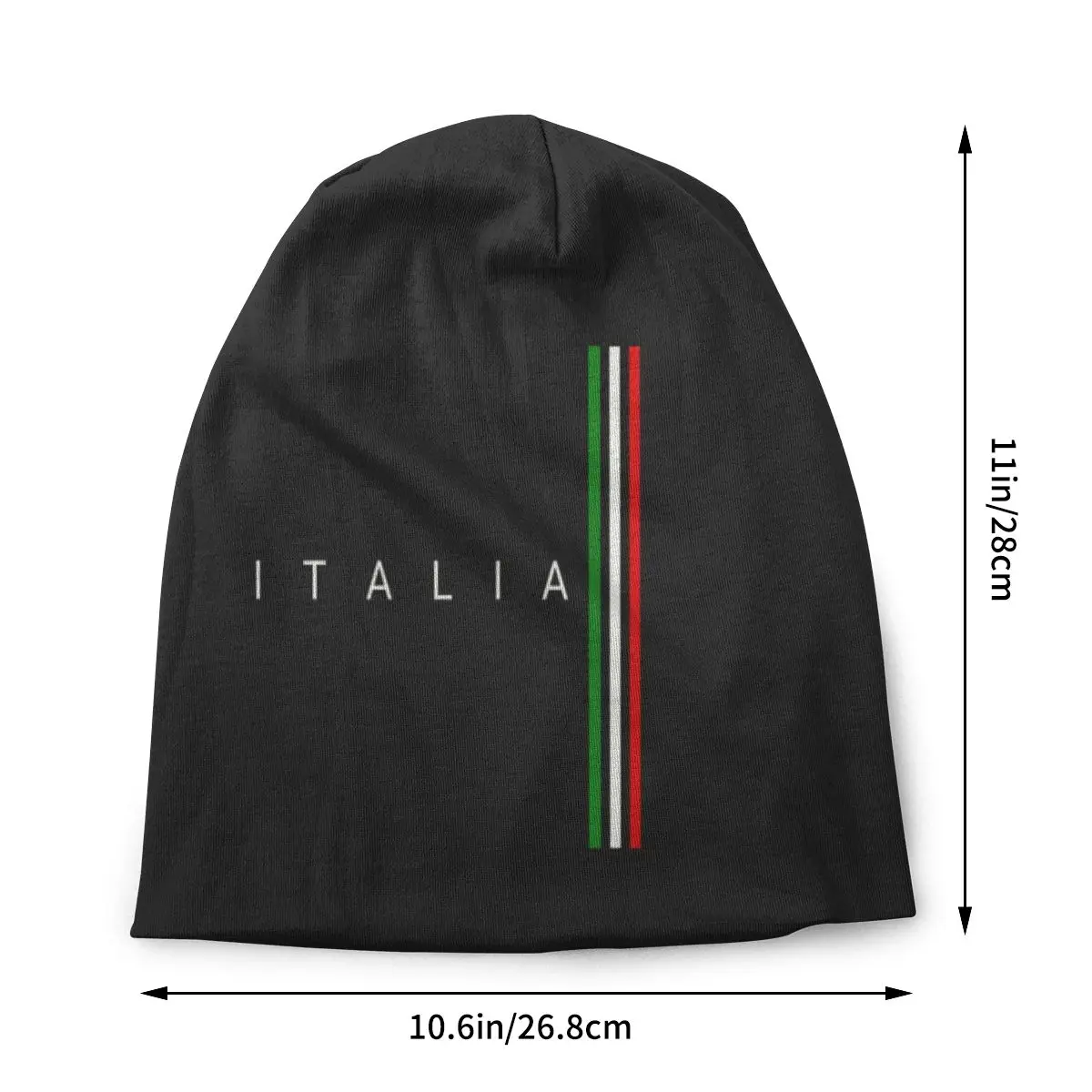 Italy Flag Beanies Caps Men Women Unisex Outdoor Winter Warm Knitting Hat Adult Italy Qatar Slouch Bonnet Hats