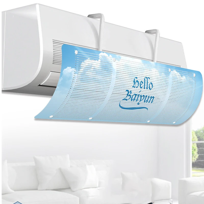 Adjustable Air Conditioning Wind Deflector Baffle, Anti-direct Blowing, Hanging Air Conditioner Cover, Household