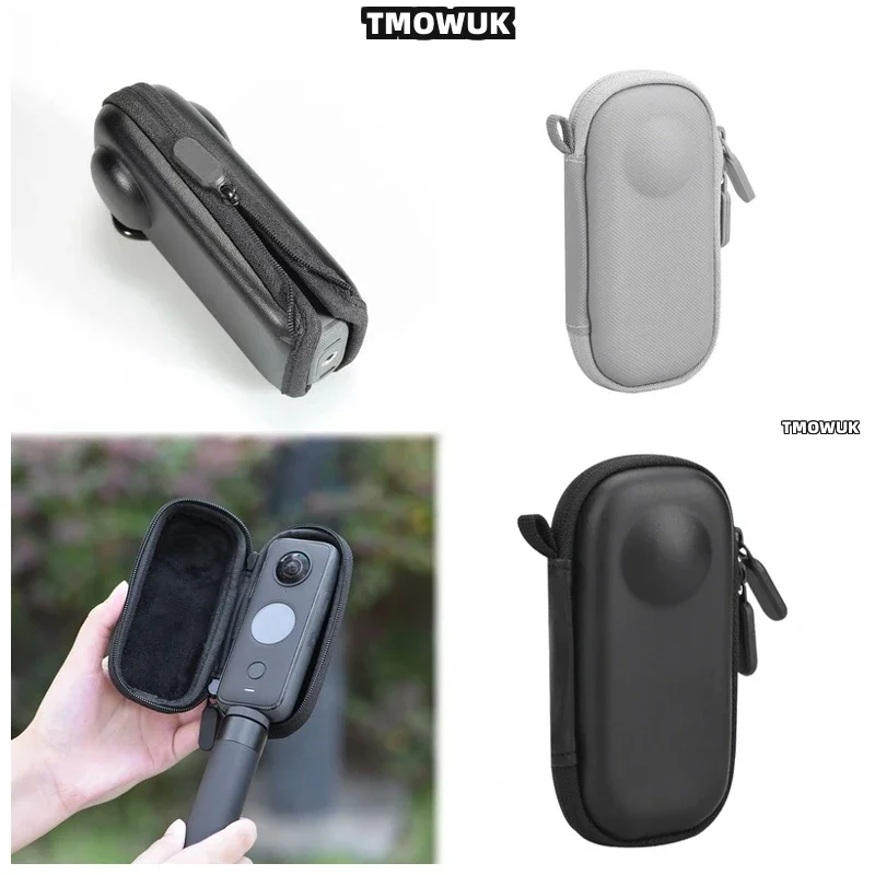 

Magnetic Quick-Release Protective Case For Insta360 X2 X3 - Durable PU Leather Hard Shell With Elastic Straps