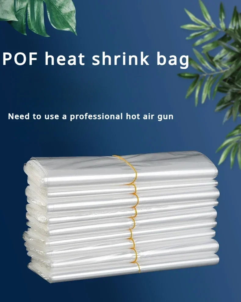 

20-24 Width Environmentally Friendly Heat Shrink Bag POF Moisture-proof Shoes Cosmetics Food Packaging Sealing Shrinkable Film