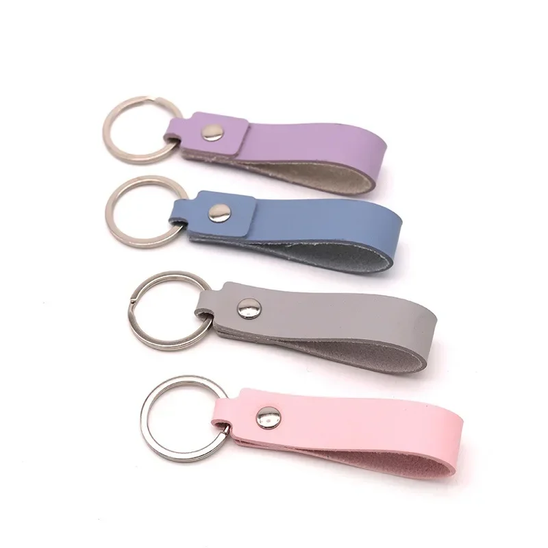 

PU Leather Cute Keychain Pendant Bag Car Key Chain Holder Keyring Gift for Men and Women