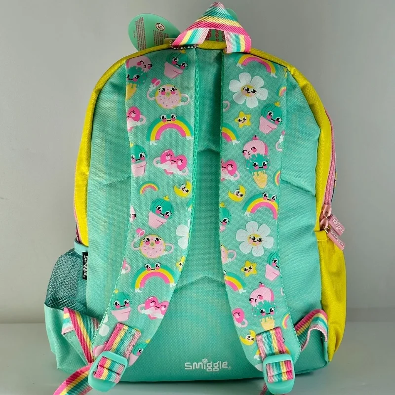 จุด Australian Smiggle กระเป๋าใส่เบนโตะสองชั้นกล่องข้าวกลางวันกันน้ำและถุงรักษาอุณหภูมิสำหรับนักเรียนระดับประถมศึกษาและเด็ก