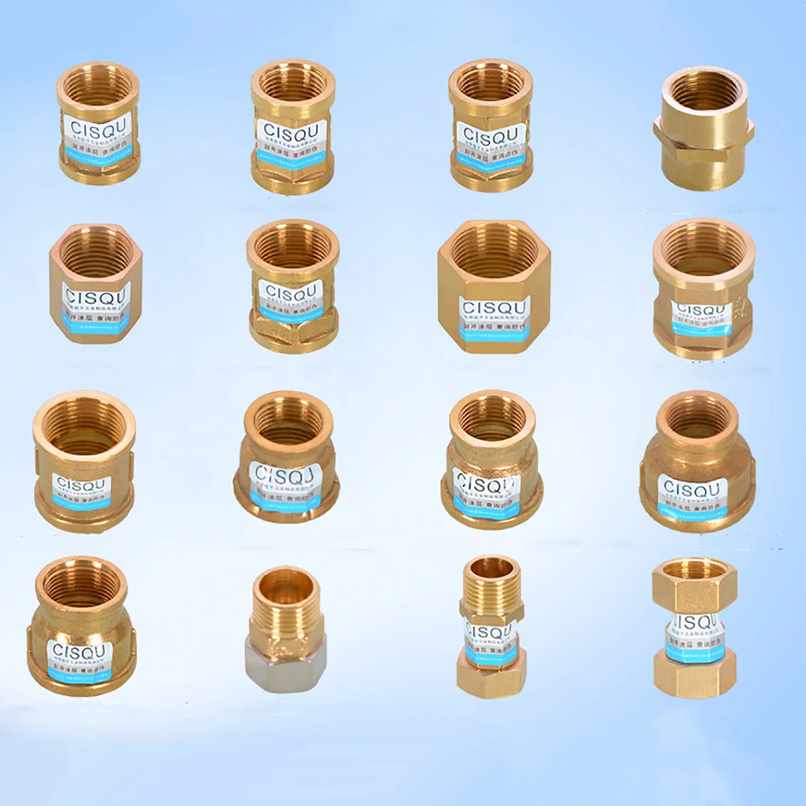 Raccordi di riduzione del tubo in ottone 1/2 "3/4" 1 "filettatura maschio femmina rame ridurre connettore accoppiatore adattatore raccordo raccordo filettatura raccordo