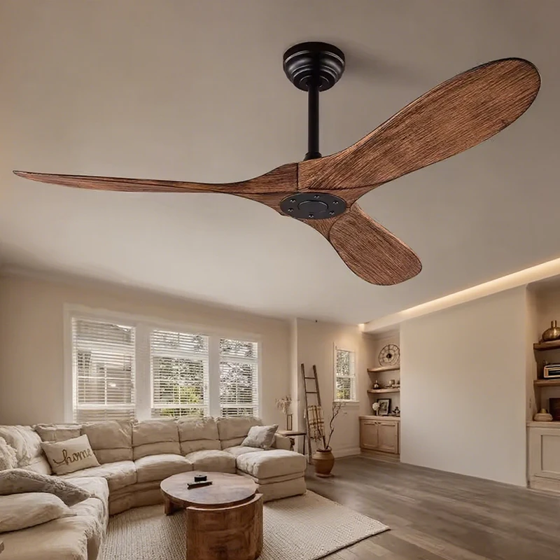 

85-265 В 52 60-дюймовые потолочные вентиляторы, двигатель постоянного тока, украшение с дистанционным управлением, потолочный вентилятор, светильник для гостиной, дома, бара, в помещении, Ventiladores