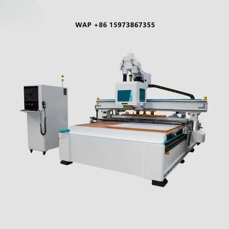 2130 Row Drill Woodworking CNC Nesting Machine (Automatic Tool Changing Row Drill Machining Center)