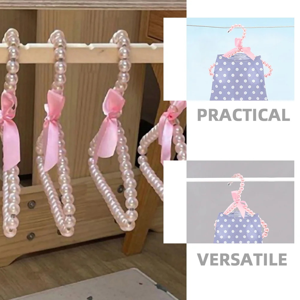 

3Pcs Infant Clothes Hangers Plastic Baby Hangers Pearl Design Kids Clothes Hanger Toddler Closet Organizer Baby Hanger