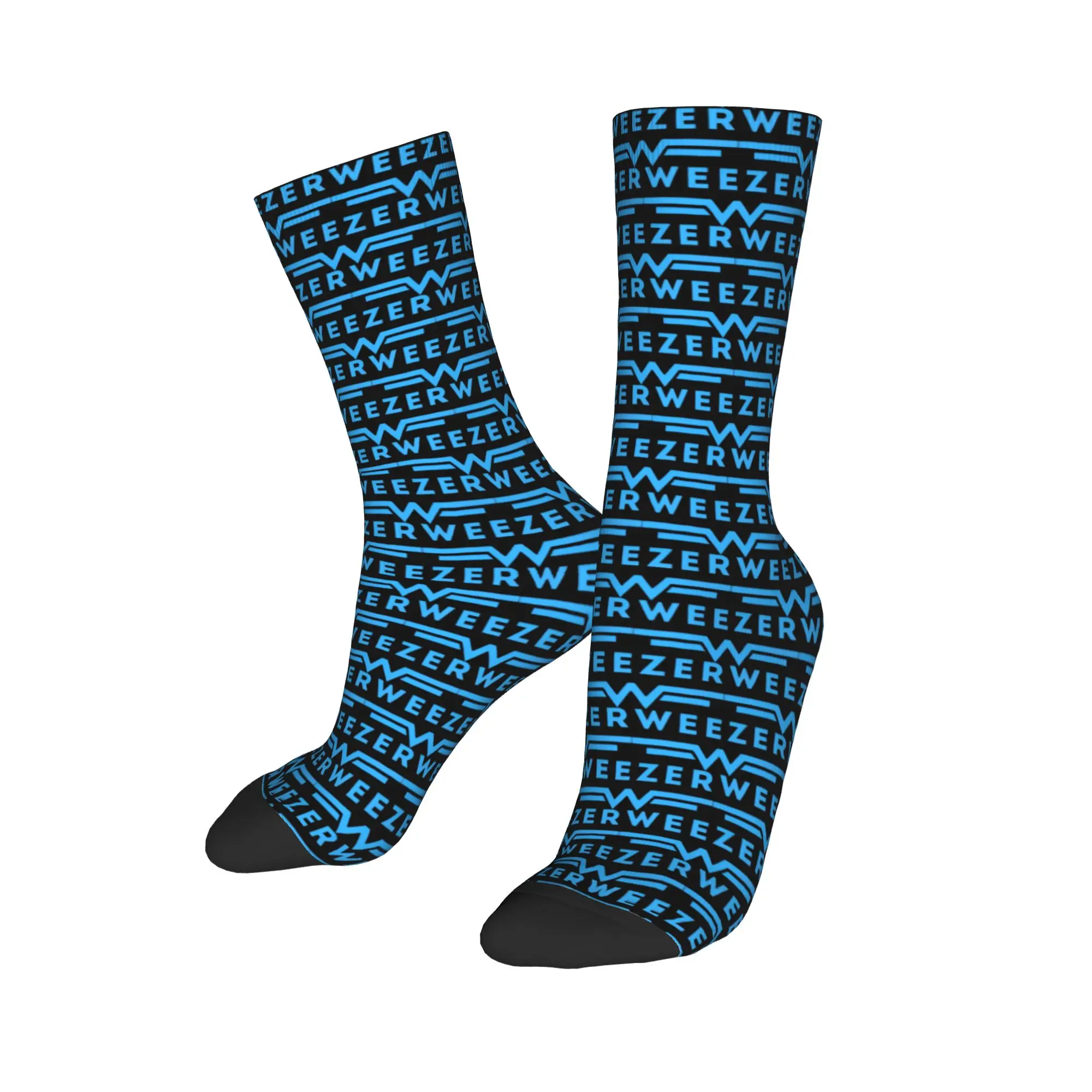 Weezer 91137980 Stockings  Design Kawaii Socks Autumn Non-Slip Socks Men's Running Sports Breathable Socks