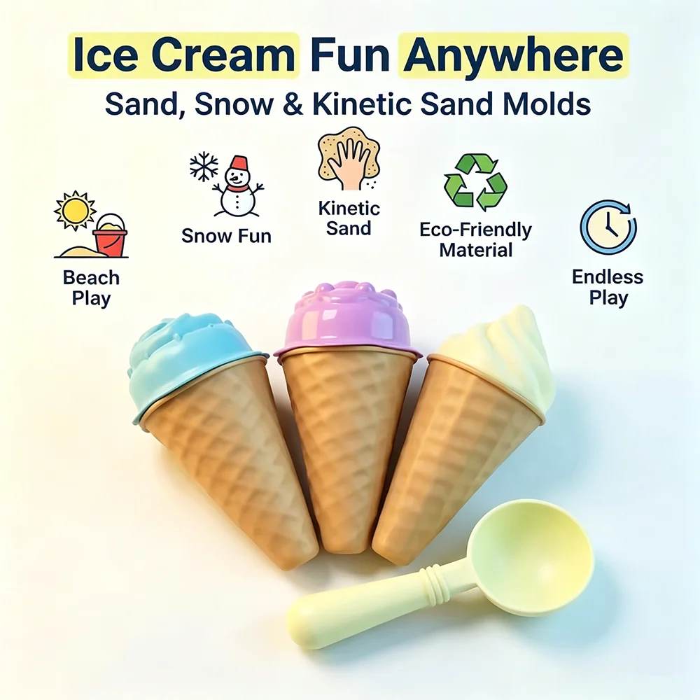 Zabawki plażowe dla dzieci, fo – Kinetic Sand Mold recenzja i cena