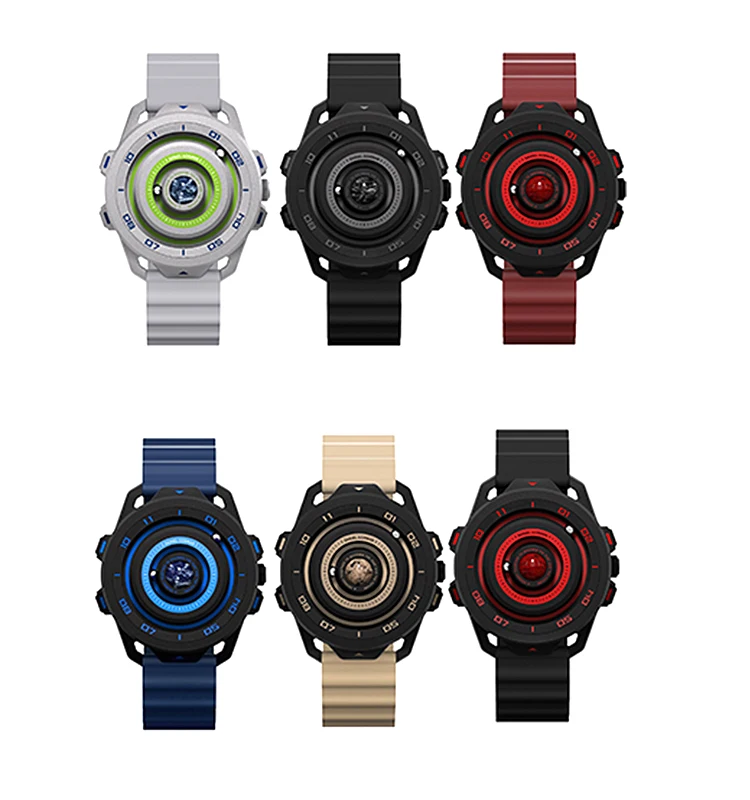 Daniel Gorman Planet Series Quartz Watches Magnetic Analog Iron Ball Watch Luminous Sport Wristwatch Men Waterproof Watches