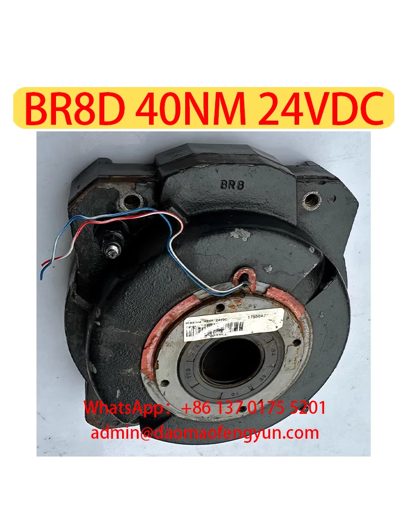 BR8D 40NM 24VDC Used Servo Motor Brake，Tested ok，Fast shipping