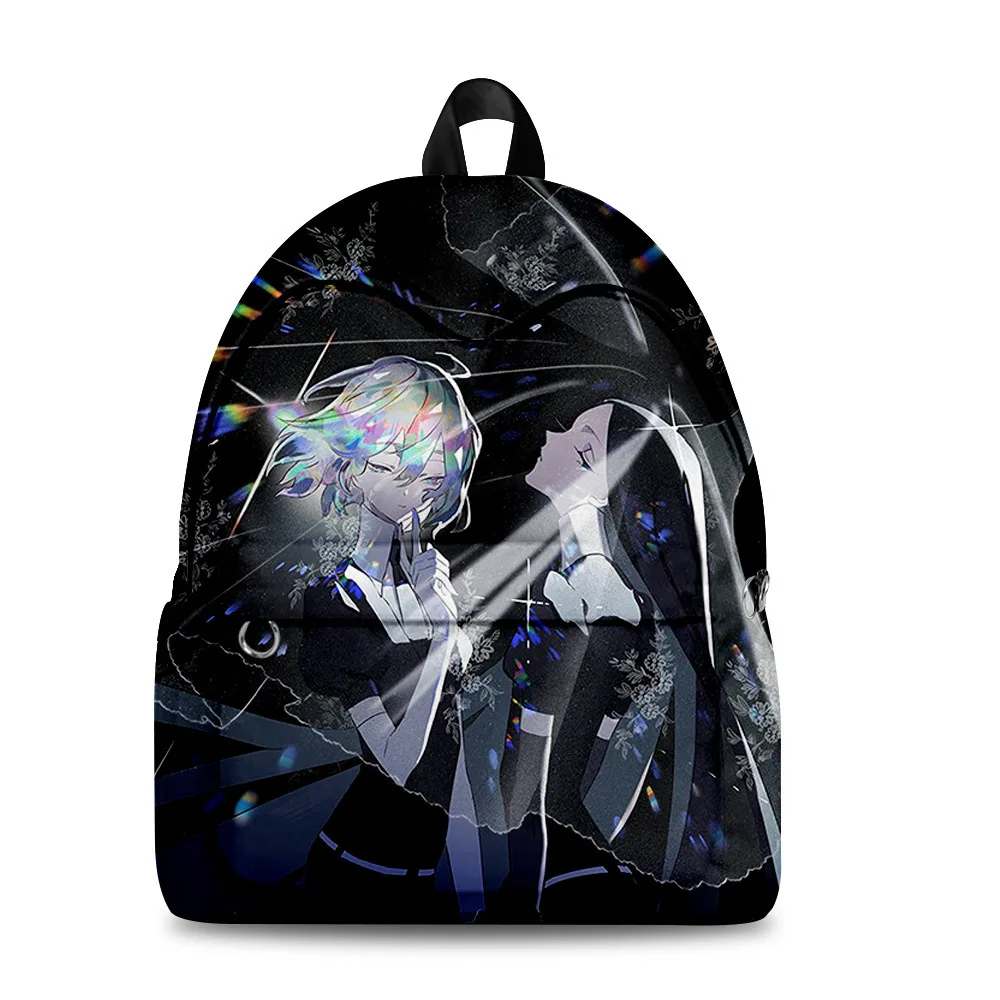 Harajuku Popular Land of the Lustrous student Bookbag Notebook Backpacks 3D Print Oxford Waterproof Boys/Girls Travel Backpacks