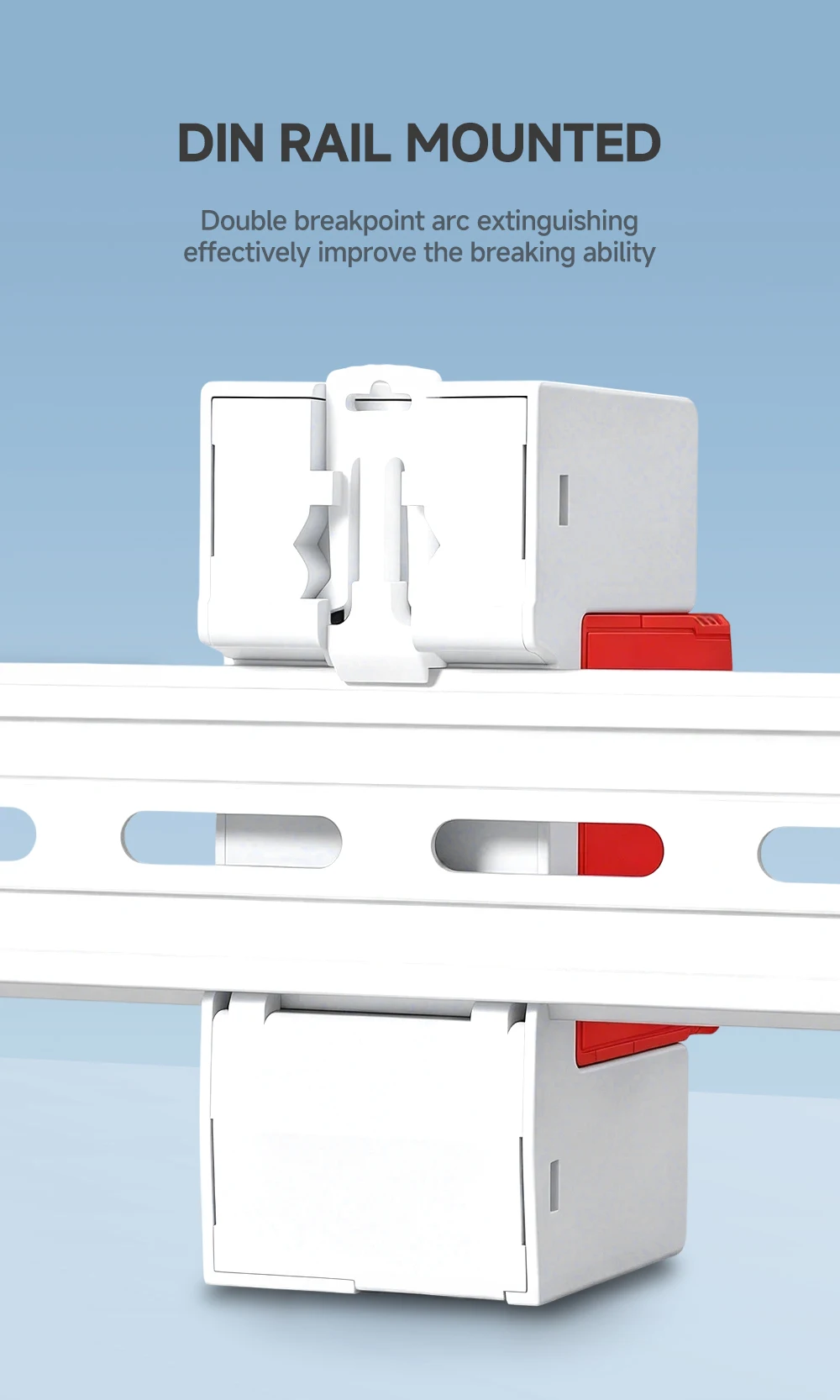 20KA~40KA 10KA~20KA 2P AC275V/AC385V Blitzschutzgerät Überspannungsschutz SPD Ableiter mit PE-Haussicherung für Elektrizität – Detail 4