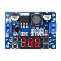 7~36V to 0.5V~35V LM2596 DC DC Step Down Converter Voltage Regulator LED Display Voltmeter Buck Adapter Adjustable Power Supply
