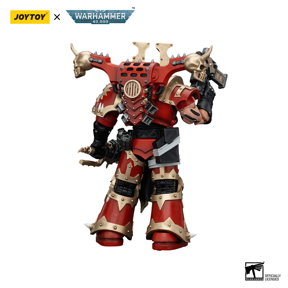 JOYTOY Warhammer 40K 1/18 액션 피규어 World Eaters Khorne Berzerker 5 애니메이션 피규어 장난감 모델