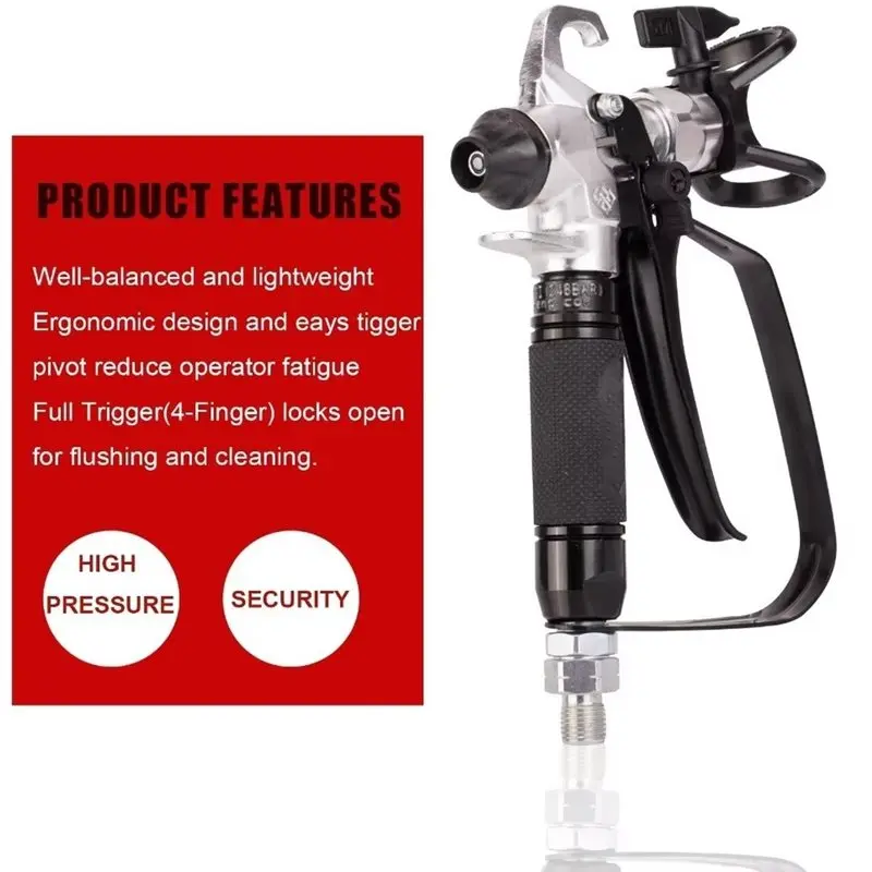 AC88-Spray Gun Filters And Gaskets With 517 Tip Nozzle And Filters 821 High Pressure Paint Gun For Sprayer Machine