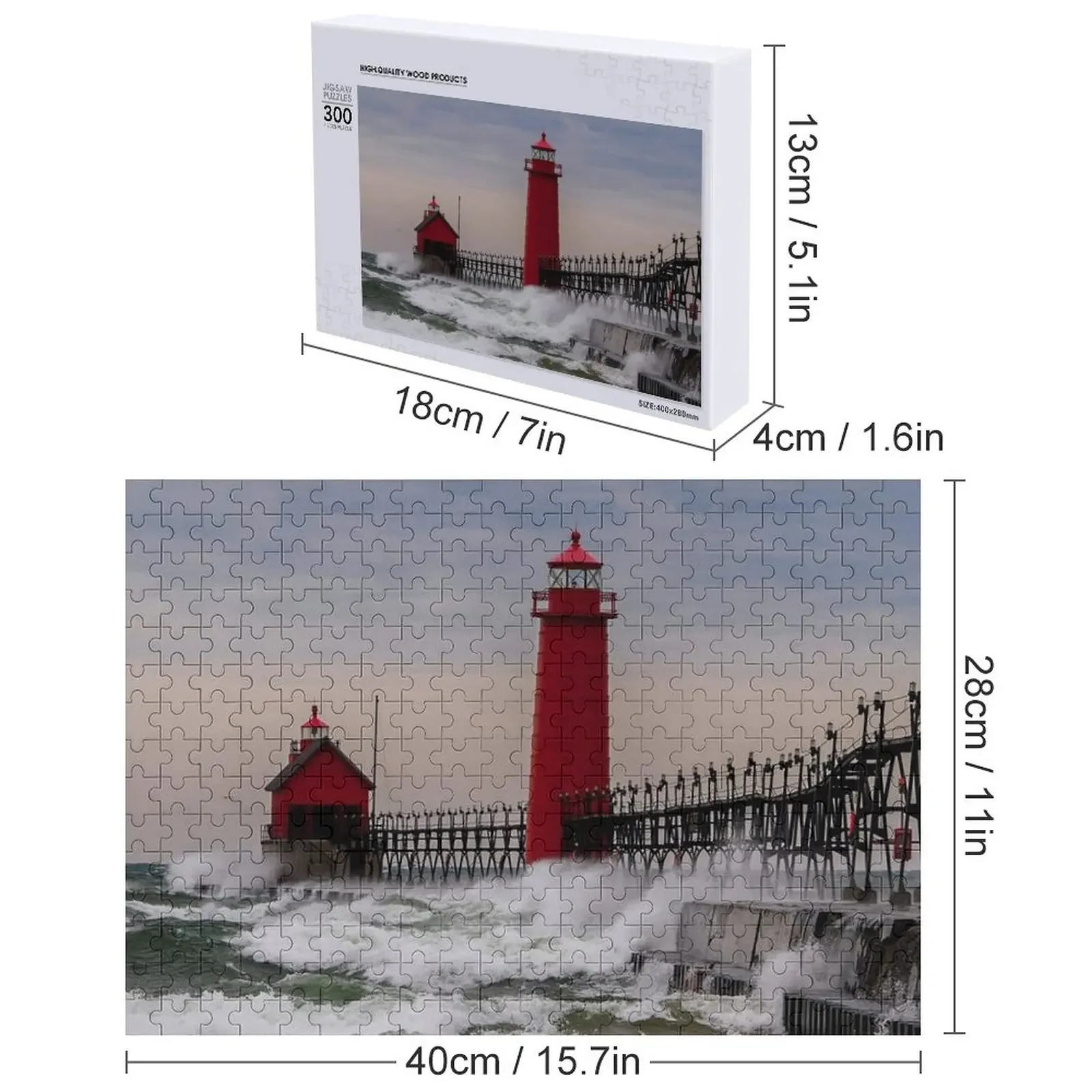 Зимняя штормовая головоломка, деревянная подарочная головоломка с животными, настраиваемая подарочная головоломка