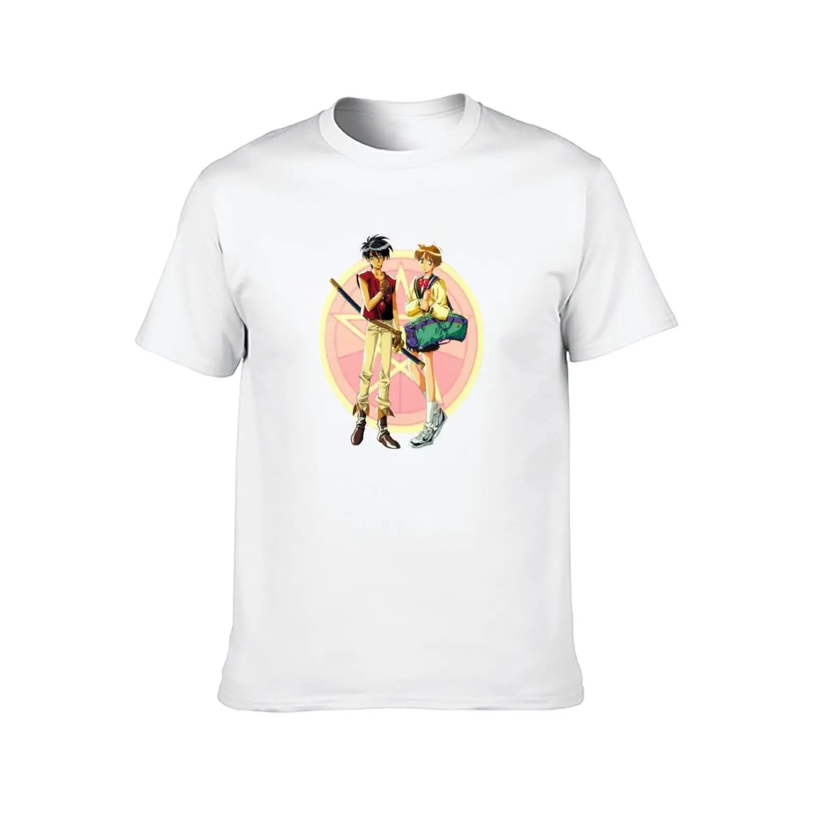 خلفية مع تي شيرت وهيتومي - أنيمي أصلي SillyFun.redbubble.com Van من Tarot tshirt #2