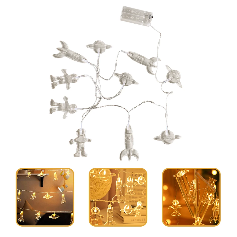 

Astronaut Light String 1.5M 10Led Space Theme Decorative Lamp For Room Party Home Holiday Diy Decoration