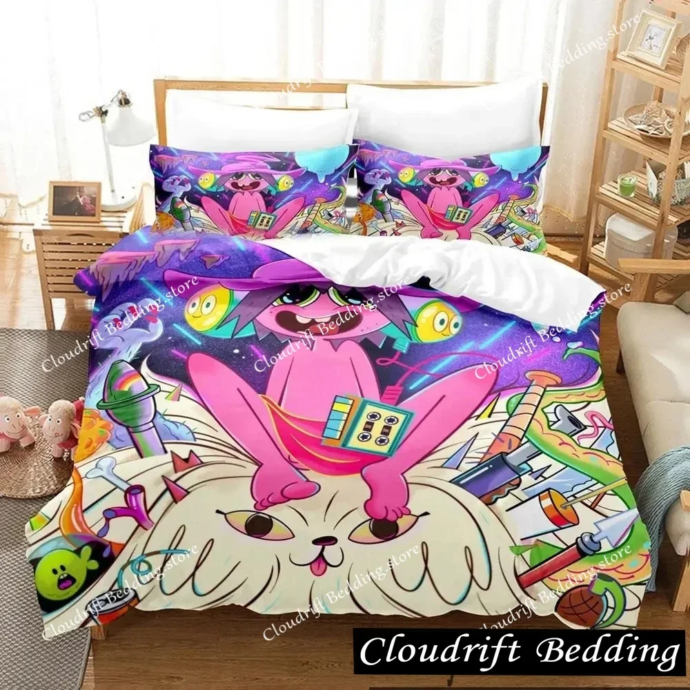 

The Midnight Gospel Parallel Bars Bedding Set Duvet Cover Bed Set Quilt Cover Pillowcase Comforter king Queen Size Boys Adult