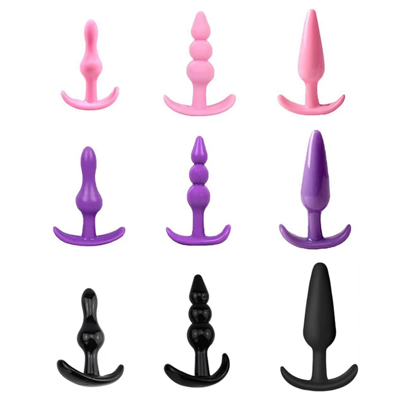 Dildo de silicone para homens e mulheres, Masturbação Bdsm, Anal Butt Plug, Ânus e Estimulação Vaginal, Brinquedos Sexuais, Sex Shop Gay