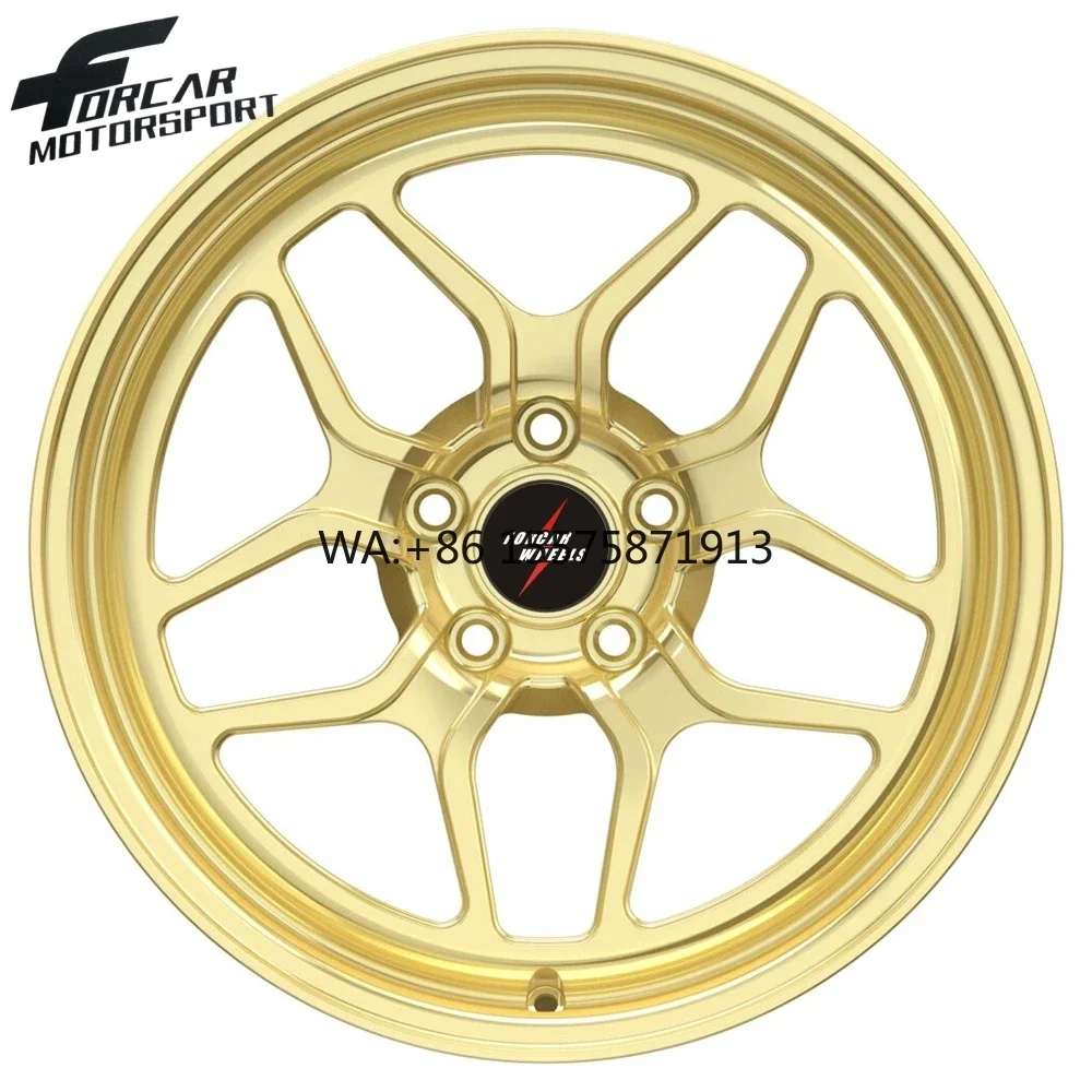 

Высокопроизводительные кованые диски Deep Dish золотого цвета 16-24 дюйма для легковых автомобилей, литые кованые диски-обода