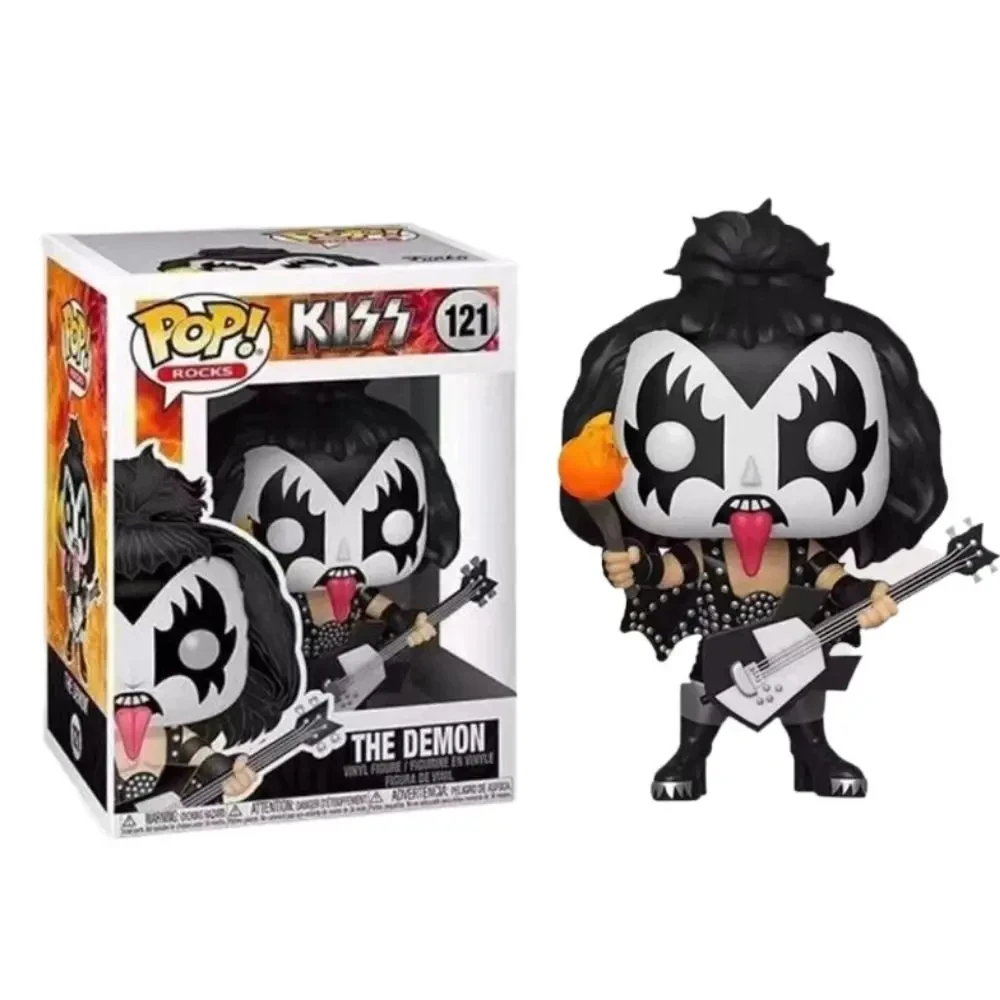 POP Vintage Heavy Metal Kiss Band Rock Poster Music Team pops Decoration Ornaments Action Figure Collection Model Toys