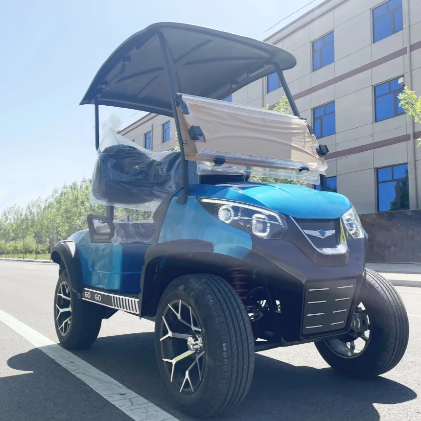 

Electric Golf Cart 2-Seater Electric Scooter VIP Honoured Guest 14-Inch Off-Road Tires Aluminum Alloy Wheels Electric Golf Car