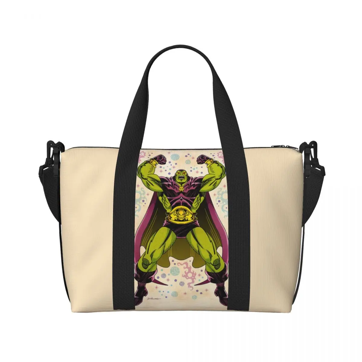 Custom Drax The Destroyer Comic Grocery Shopping Tote Bags Women Large Capacity Guardians of the Galaxy Beach Gym Travel Bags