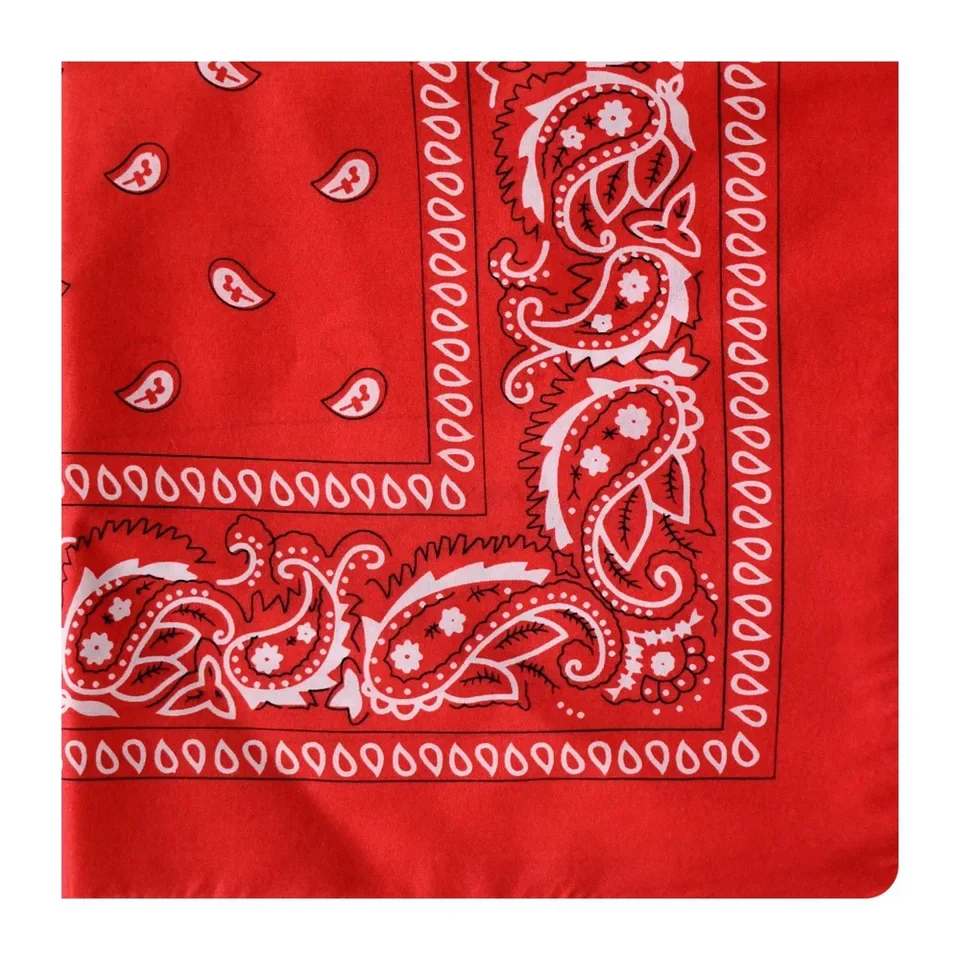 وشاح باندانا بطبعة الفهد - غطاء رأس رقص الهيب هوب القديم، منديل صيفي مربع للنساء، طراز عتيق #6