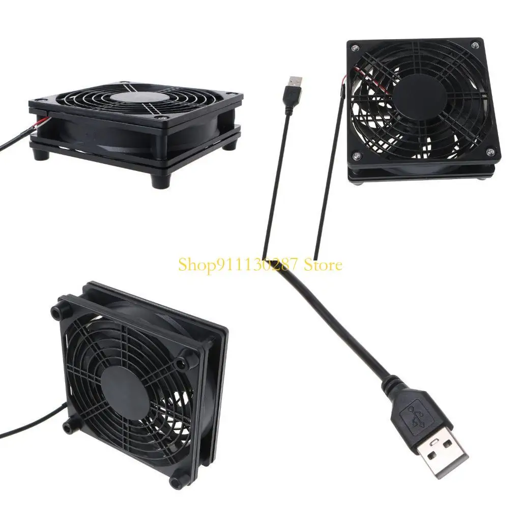 

J1HC Router Fan Heat Dissipation Stents PC Cooler Box Wireless Cooling Bracket Fan