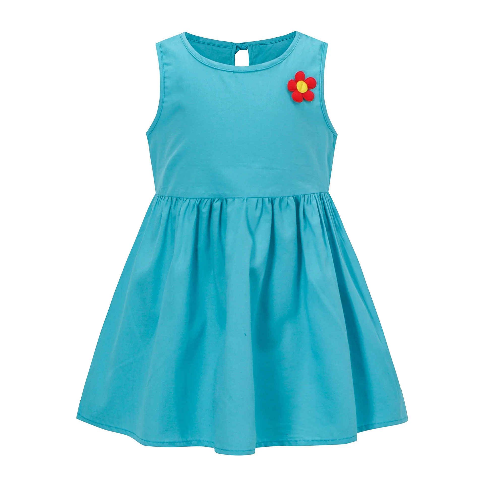 Vestido de princesa sem mangas feminino, Vestido de verão infantil, Versão coreana do bebê, Casual, flores quebradas, Colete, Primavera, Verão, 2023