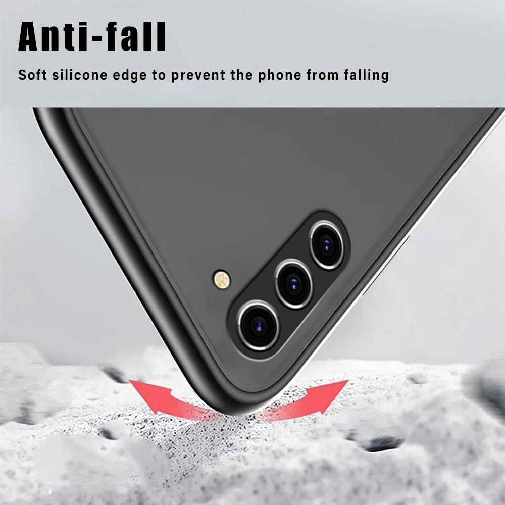 Silent Hill 2 Triangle Head Phone Case For Samsung Galaxy S25 S24 S23 S22 S21 S20 Plus Ultra Note20 Soft Black