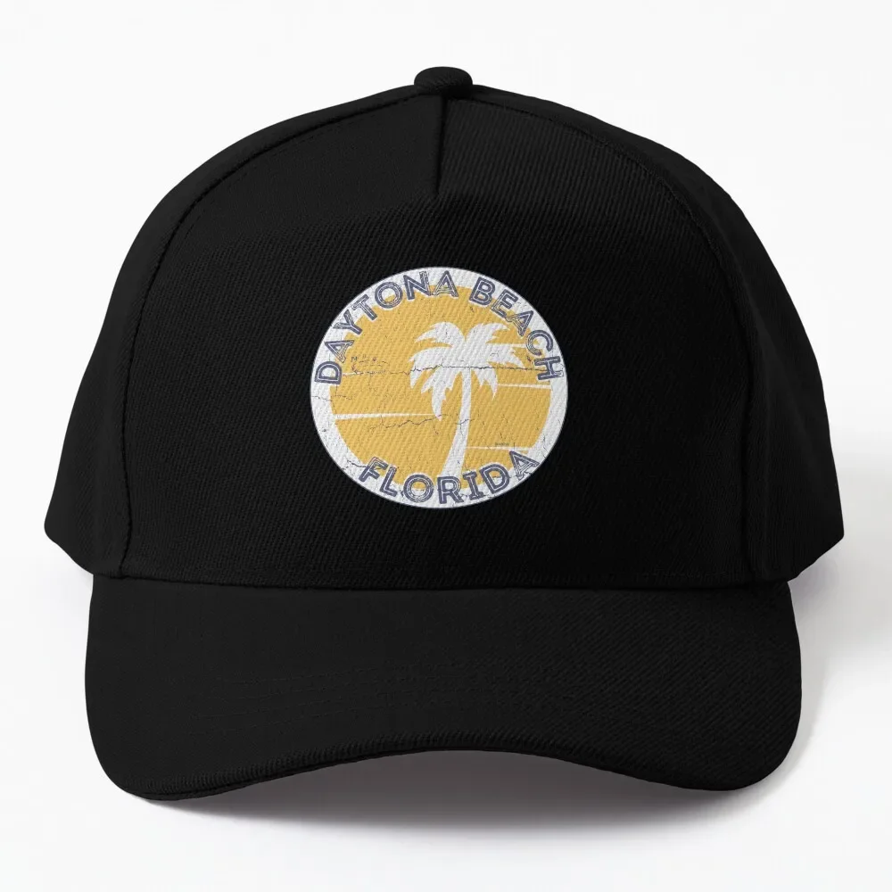 Daytona Beach, Florida, Vintage Travel USA Baseball Cap Beach Luxury Hat Military Cap Man Hats Women Beach Fashion Men'S