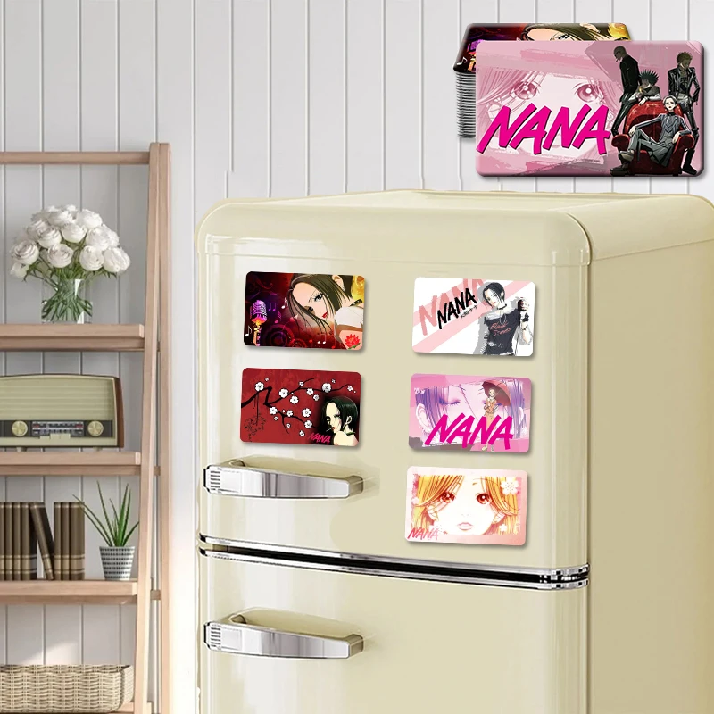 Popular Japanese Anime Nana Osaki refrigerator magnet, suitable for home kitchen, refrigerator wall door, office DIY decoration