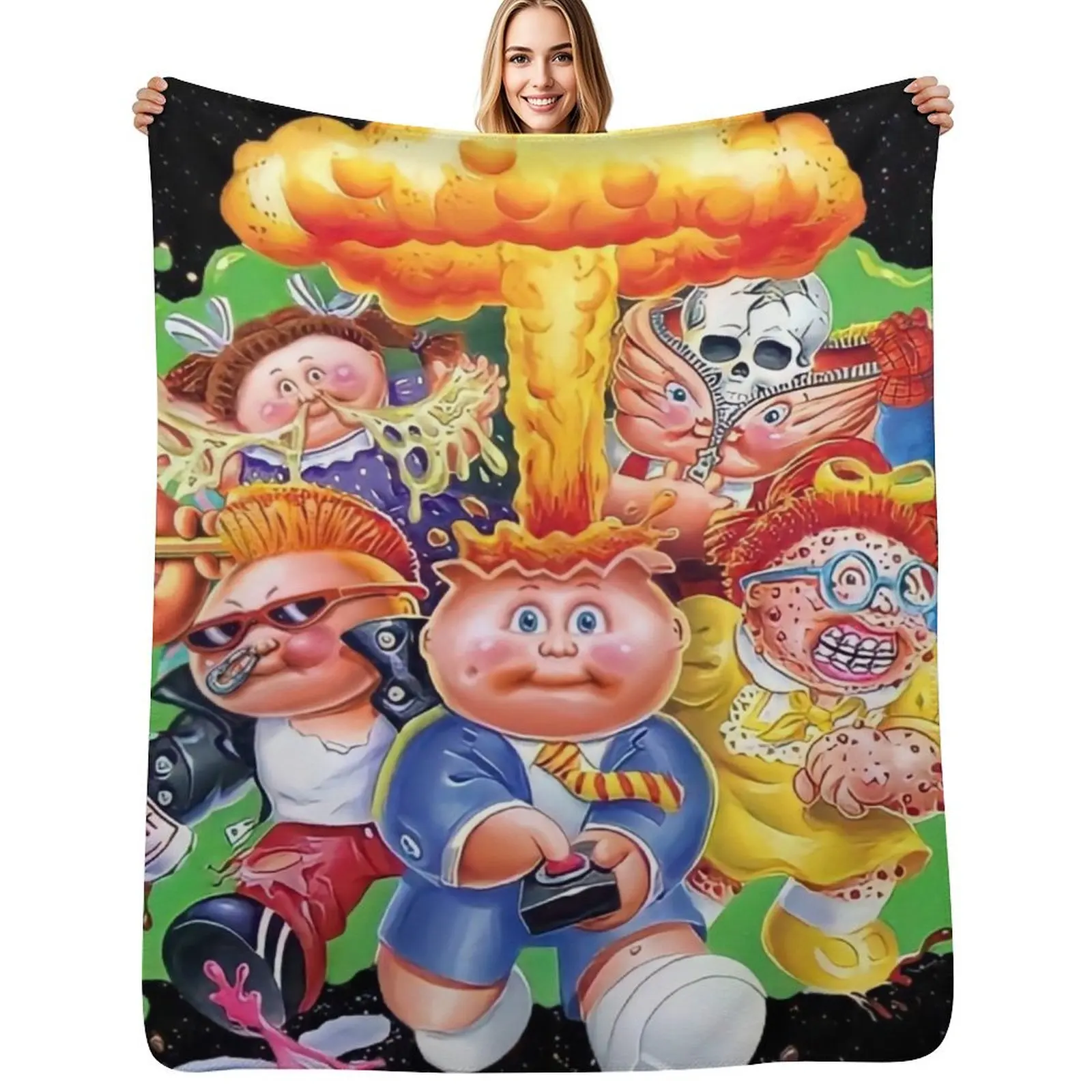 

Garbage pail kids Throw Blanket Blankets For Bed Sofa Throw christmas decoration Multi-Purpose Blankets