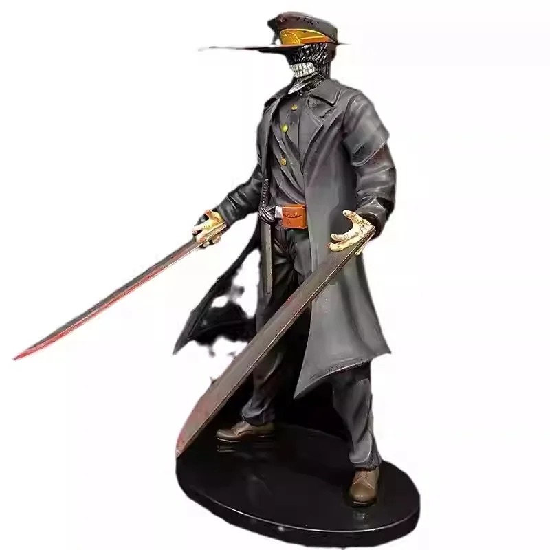 New Chainsaw Man Kantana Man And Denji Pochita Anime Figure Model Statue Boys Collection Desktop Decoration Ornament Toys Gifts