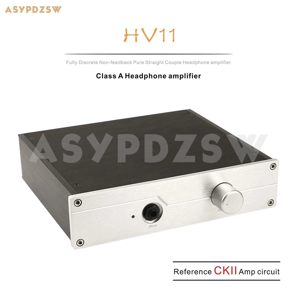 

HV11 Class A Fully Discrete Non-feedback Pure Straight Couple Headphone Amplifier Reference CKII Amp circuit With protection